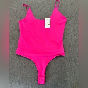 NWT ReoRia Sleek Desire Spaghetti Strap Bodysuit